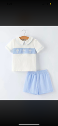 Cross shorts set