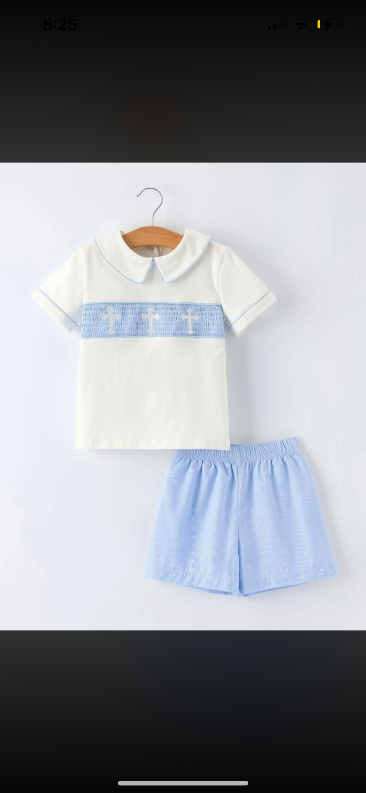 Cross shorts set